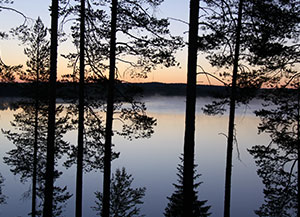 Finland, land of the midnight sun.